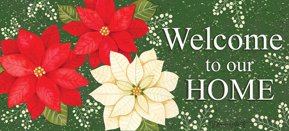 Welcome Home Poinsettias art print by Annie LaPoint for $57.95 CAD