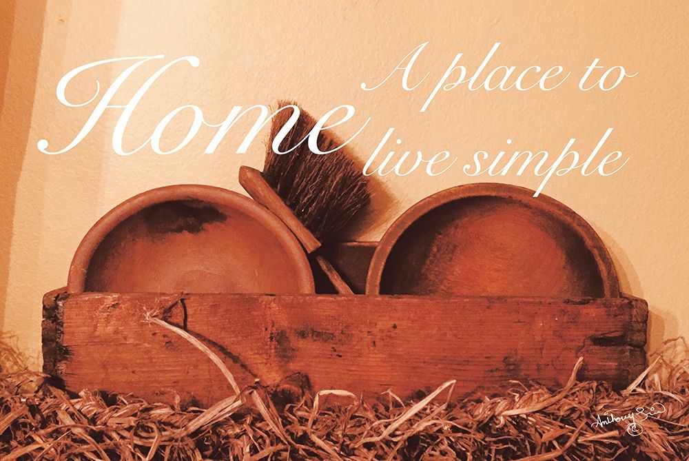Home a Place to Live Simple art print by Anthony Smith for $57.95 CAD