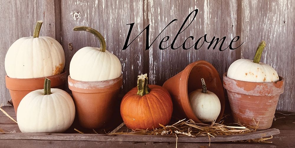 Welcome Pumpkin Shelf art print by Anthony Smith for $57.95 CAD