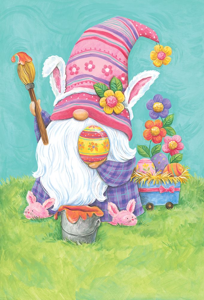 Easter Gnome art print by Diane Kater for $57.95 CAD
