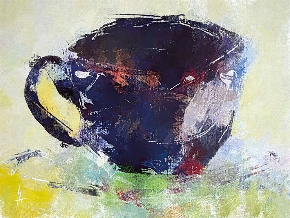 A Cup of Coffee art print by Anne Thouthip for $57.95 CAD