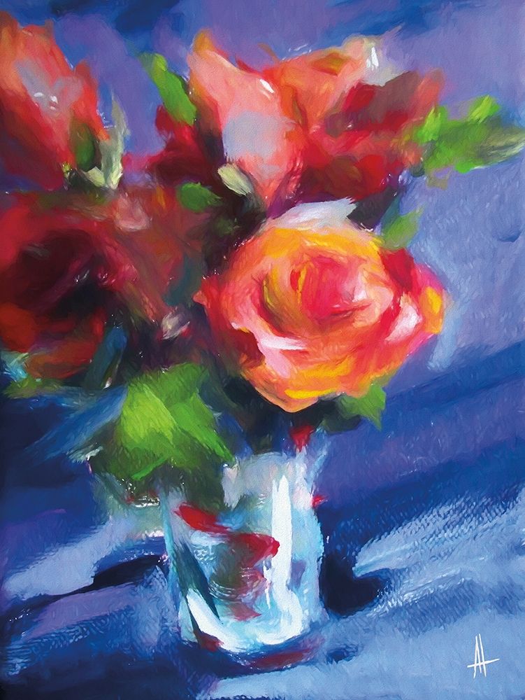 Orange Rose art print by Anne Thouthip for $57.95 CAD