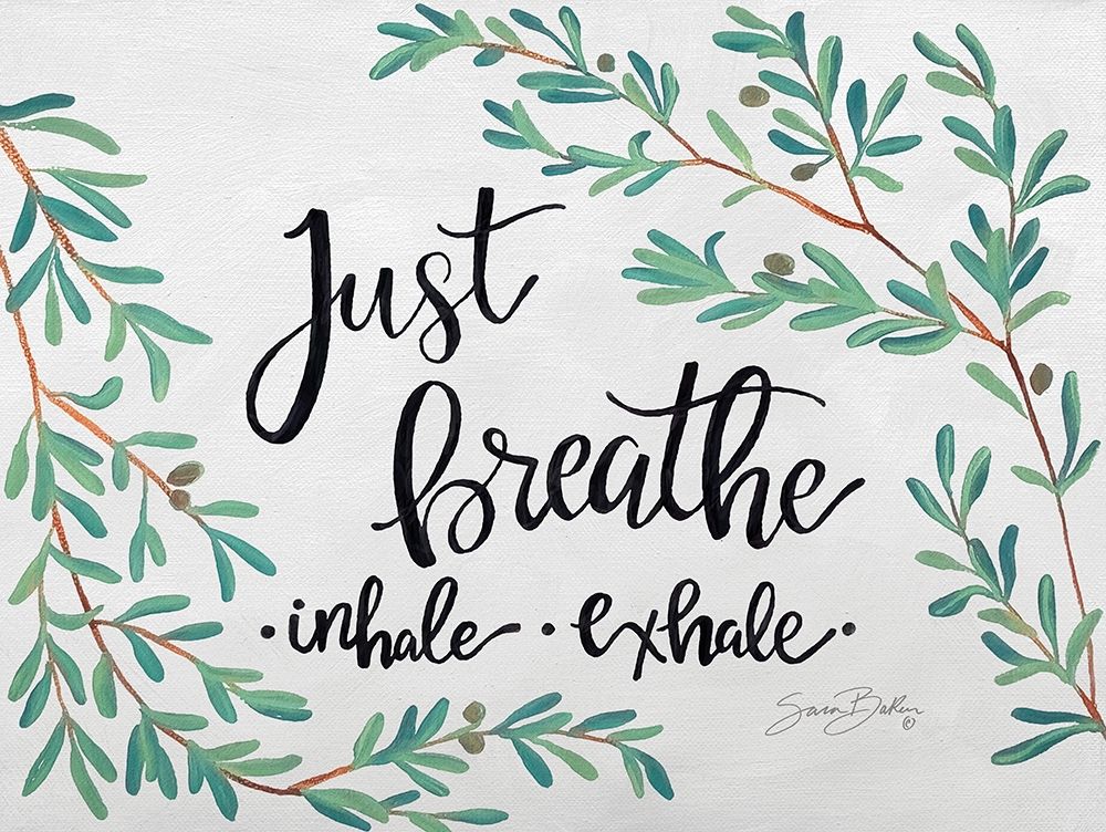 Just Breathe Olive Stems art print by Roey Ebert for $57.95 CAD