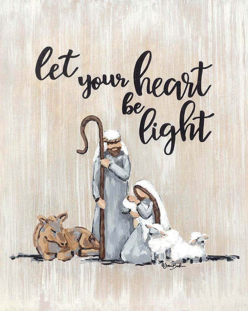 Let Your Heart Be Light art print by Sara Baker for $57.95 CAD
