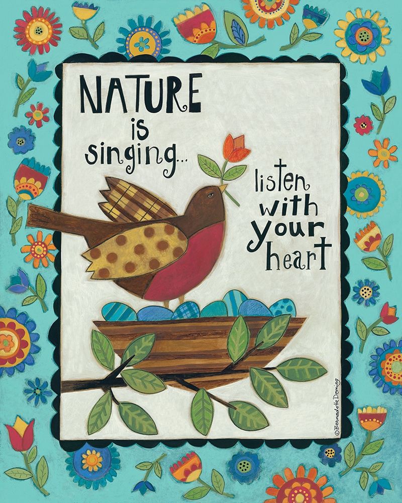 Nature is Singing art print by Bernadette Deming for $57.95 CAD
