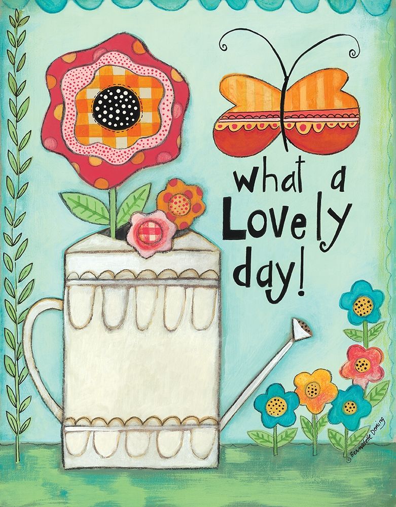 What a Lovely Day art print by Bernadette Deming for $57.95 CAD