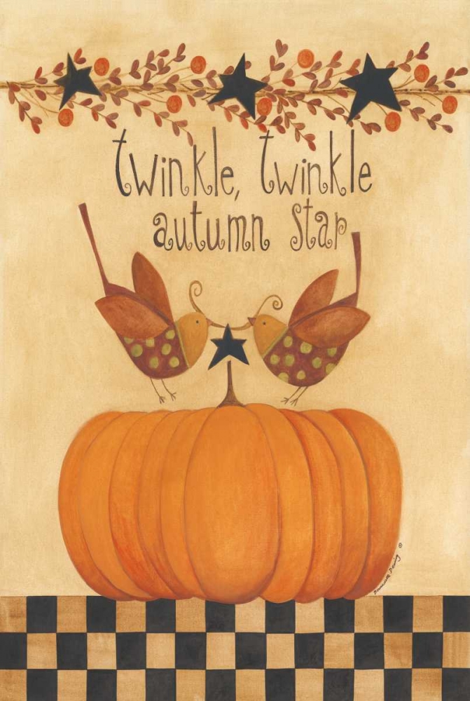 Twinkle Twinkle Autumn Star art print by Bernadette Deming for $57.95 CAD