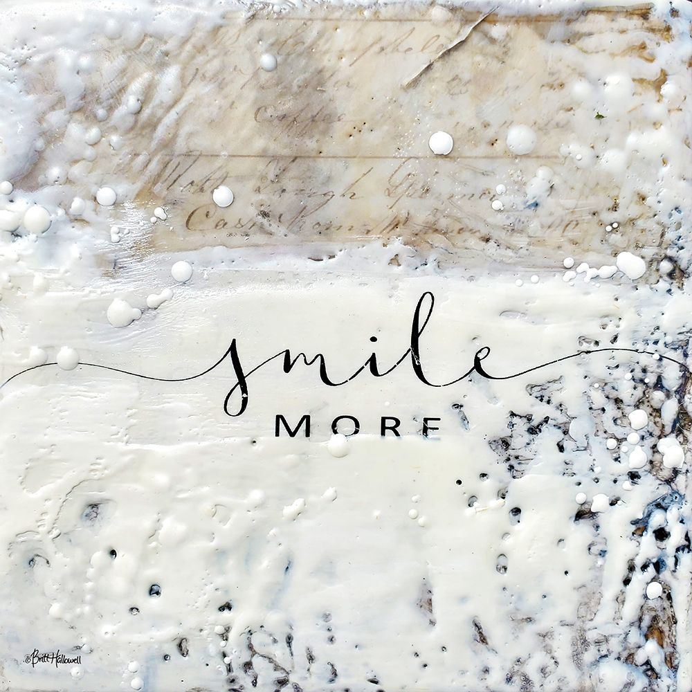 Smile More art print by Britt Hallowell for $57.95 CAD