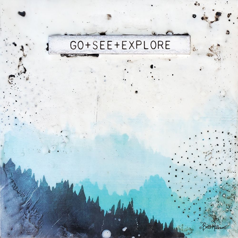 Go + See + Explore art print by Britt Hallowell for $57.95 CAD