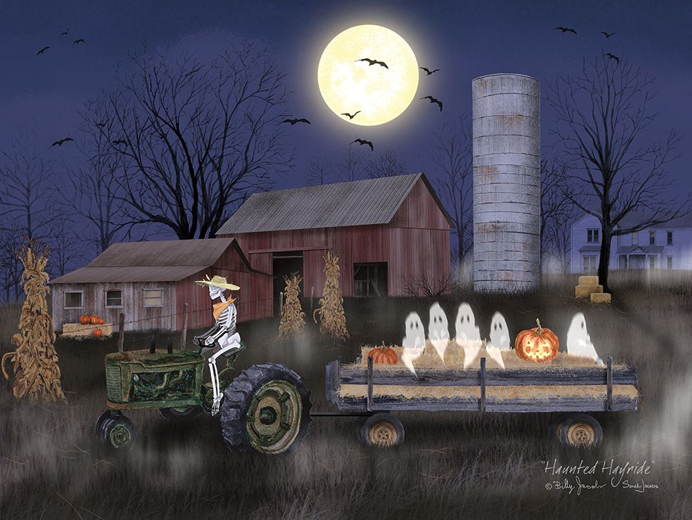 Haunted Hayride art print by Billy Jacobs for $57.95 CAD
