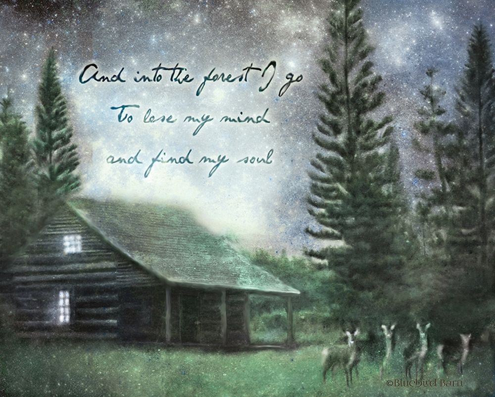 Into the Forest I Go art print by Bluebird Barn for $57.95 CAD