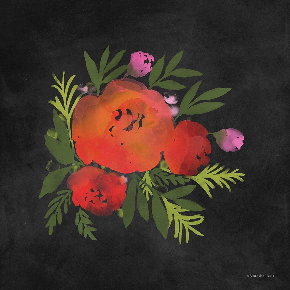 Red Flower art print by Bluebird Barn for $57.95 CAD