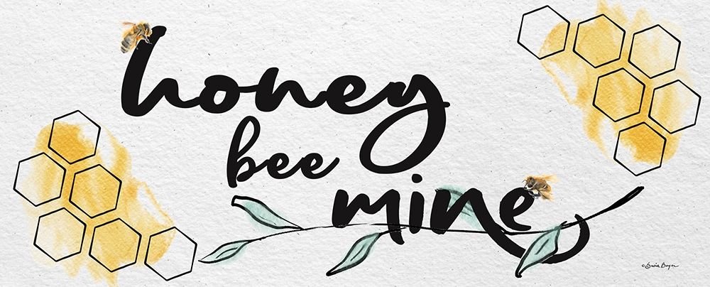 Honey Bee Mine art print by Susie Boyer for $57.95 CAD