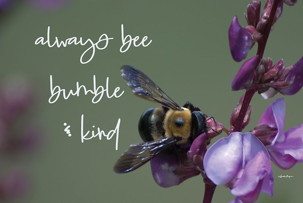 Always Bee Bumble And Kind art print by Susie Boyer for $57.95 CAD