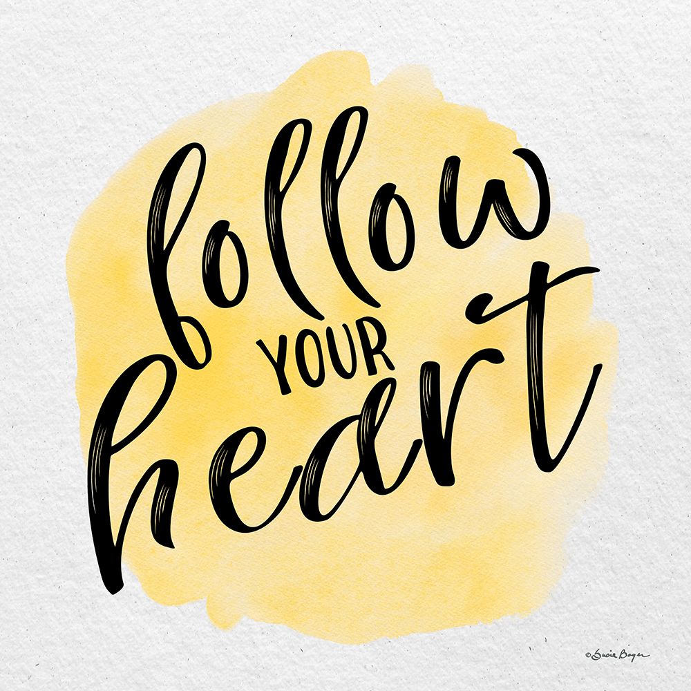 Follow Your Heart art print by Susie Boyer for $57.95 CAD