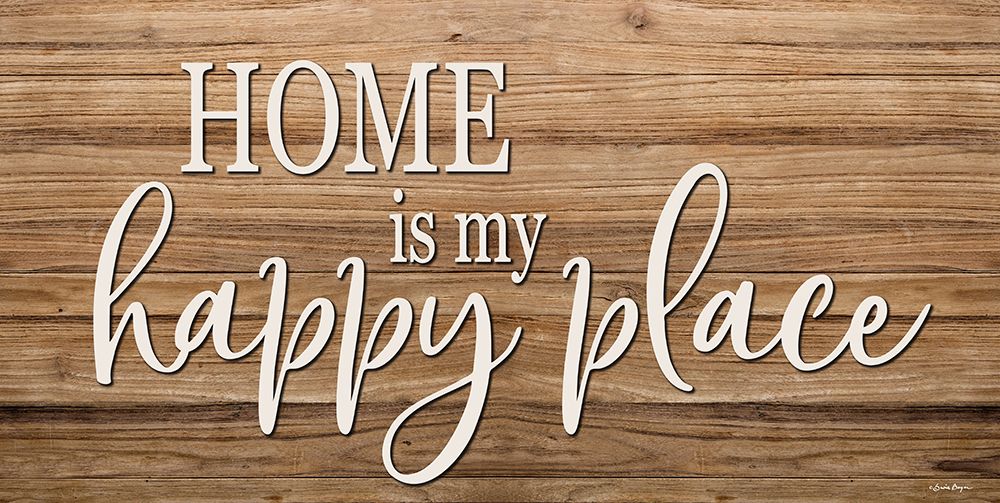 Home is My Happy Place art print by Susie Boyer for $57.95 CAD
