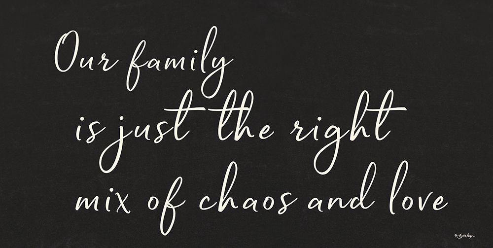 Family Chaos and Love art print by Susie Boyer for $57.95 CAD