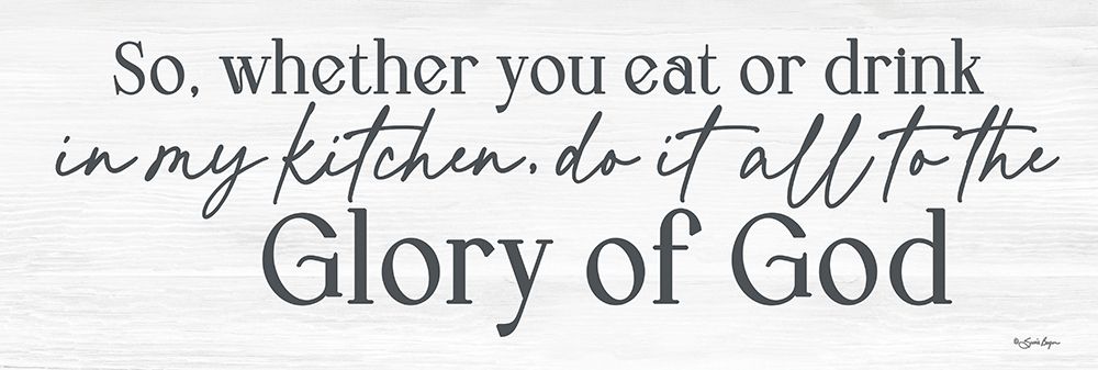 Kitchen Glory of God art print by Susie Boyer for $57.95 CAD