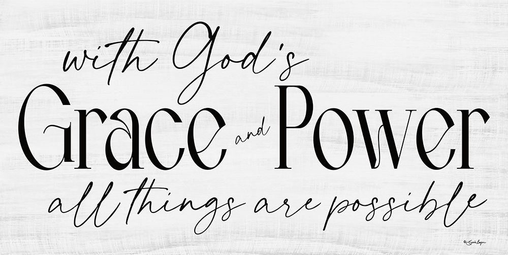 Gods Grace and Power art print by Susie Boyer for $57.95 CAD