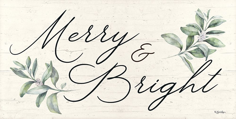 Merry And Bright art print by Susie Boyer for $57.95 CAD