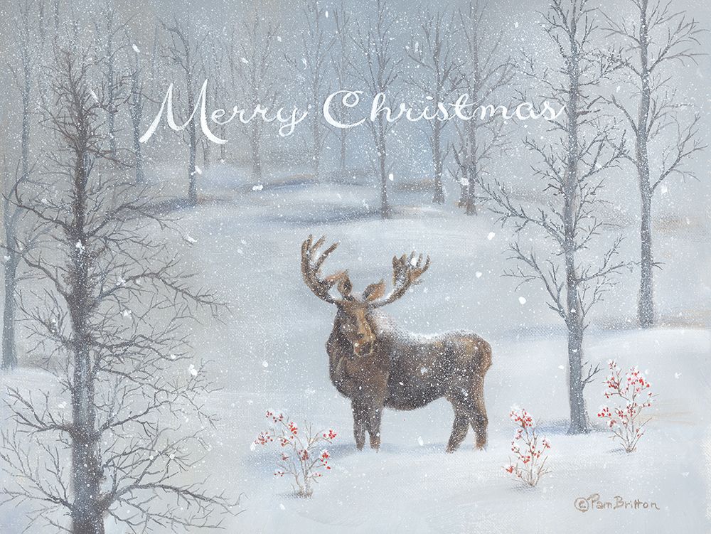 A Forest Christmas art print by Pam Britton for $57.95 CAD