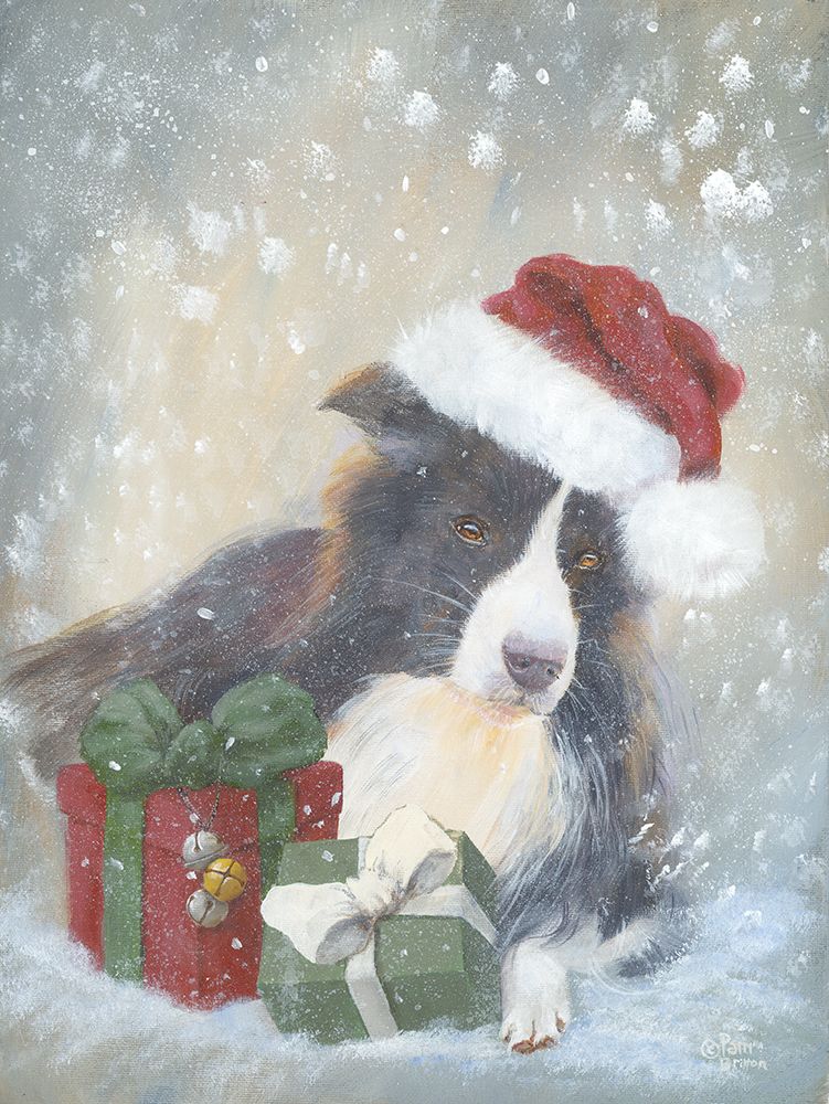 A Furry Santa art print by Pam Britton for $57.95 CAD