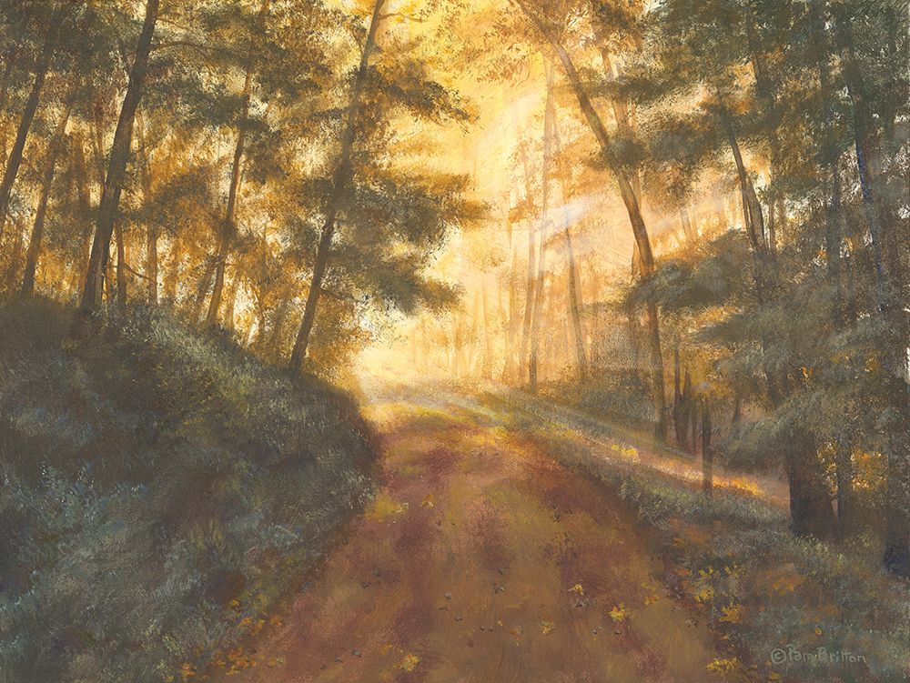 Golden Forest art print by Pam Britton for $57.95 CAD