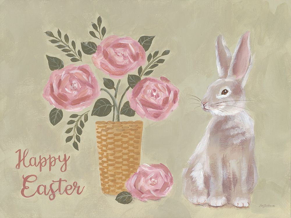 Happy Easter Basket art print by Pam Britton for $57.95 CAD