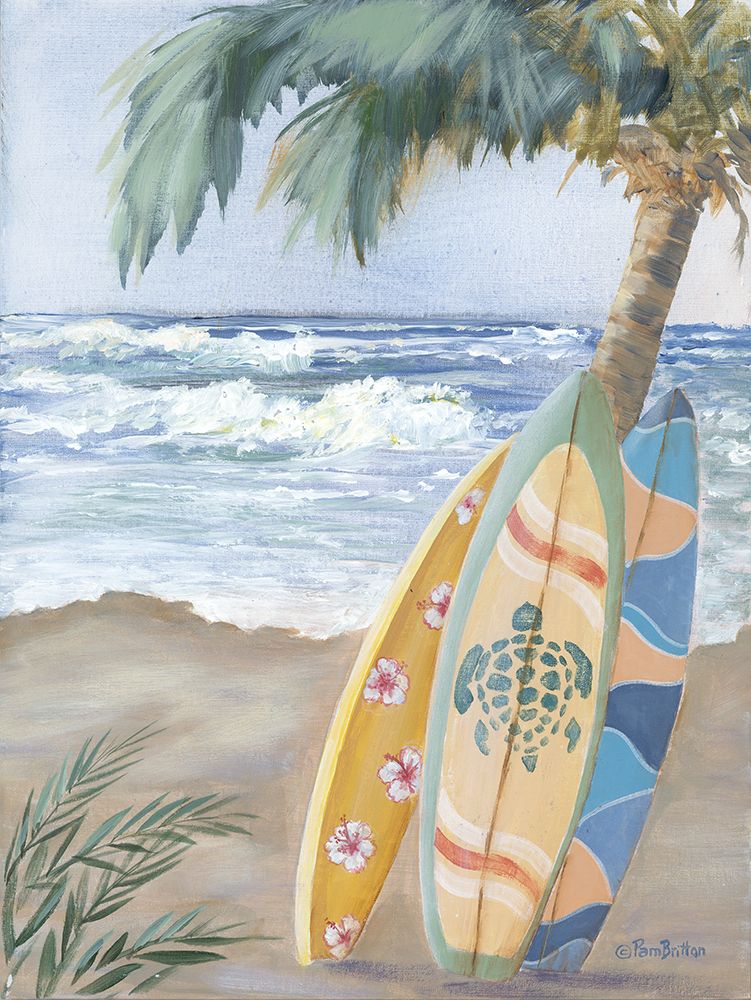 Surf Day II art print by Pam Britton for $57.95 CAD