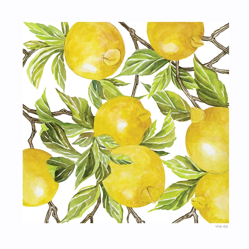 Lemon Square  art print by Cindy Jacobs for $57.95 CAD