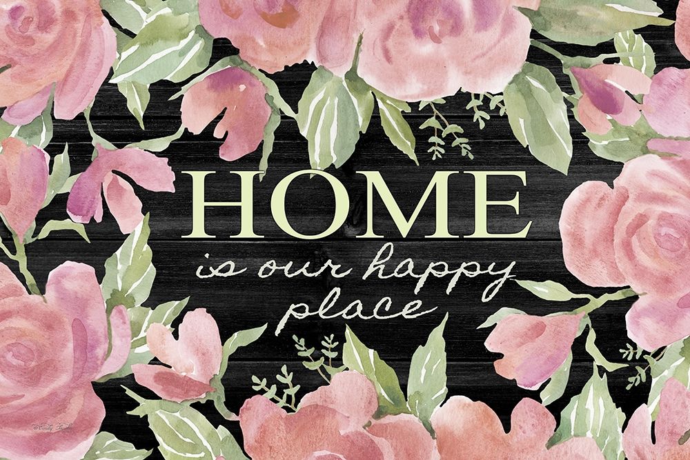 Home is Our Happy Place art print by Cindy Jacobs for $57.95 CAD