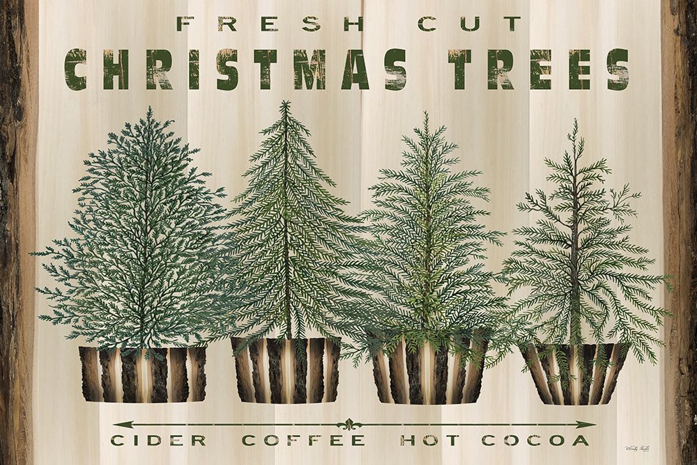 Woodland Fresh Cut Trees art print by Cindy Jacobs for $57.95 CAD