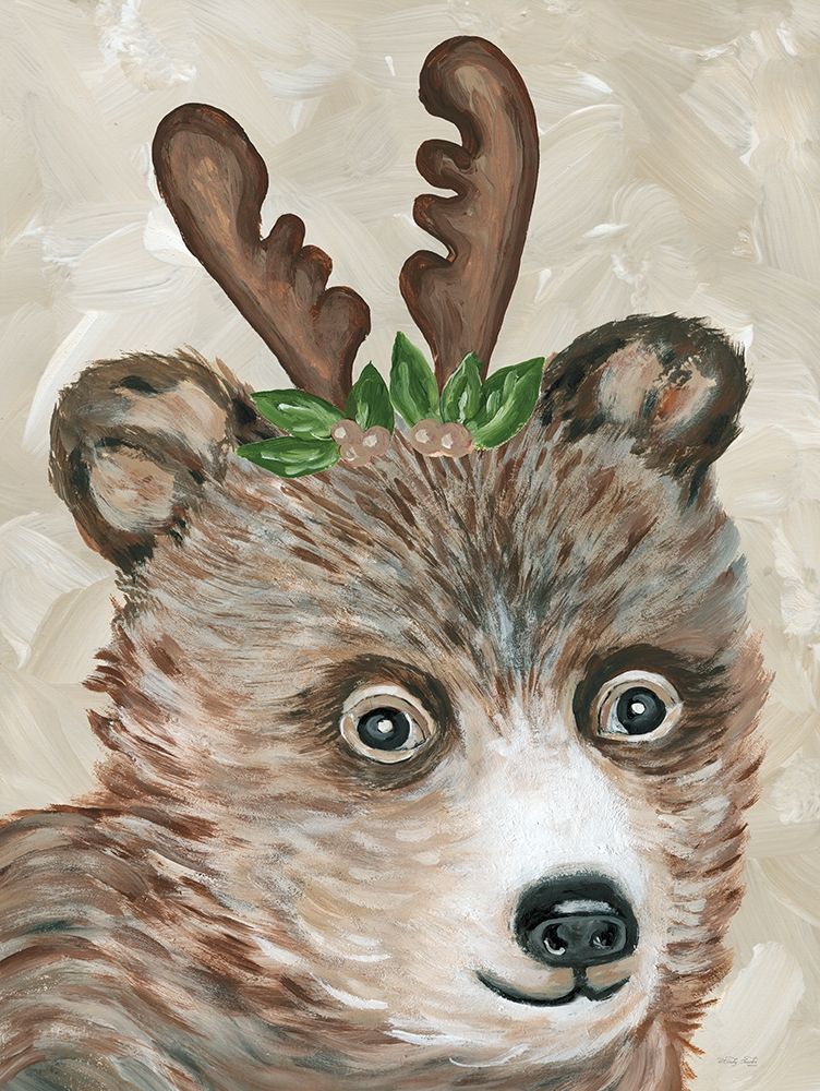 Christmas Bear art print by Cindy Jacobs for $57.95 CAD