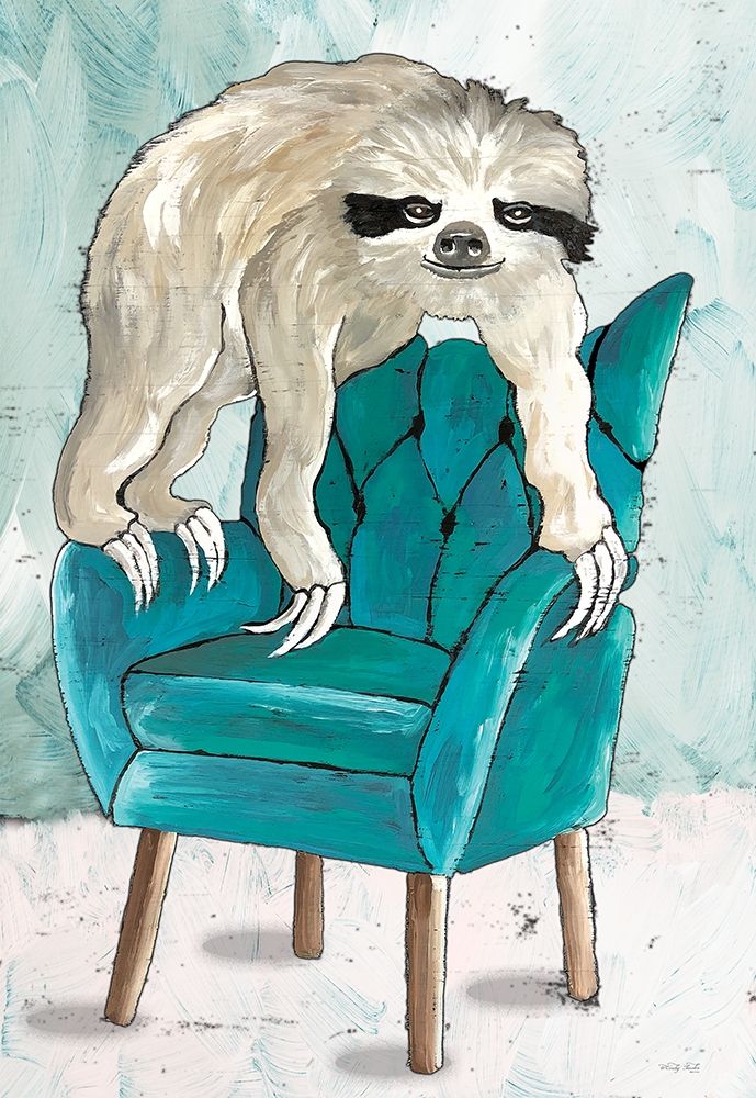 Chill Sloth II art print by Cindy Jacobs for $57.95 CAD