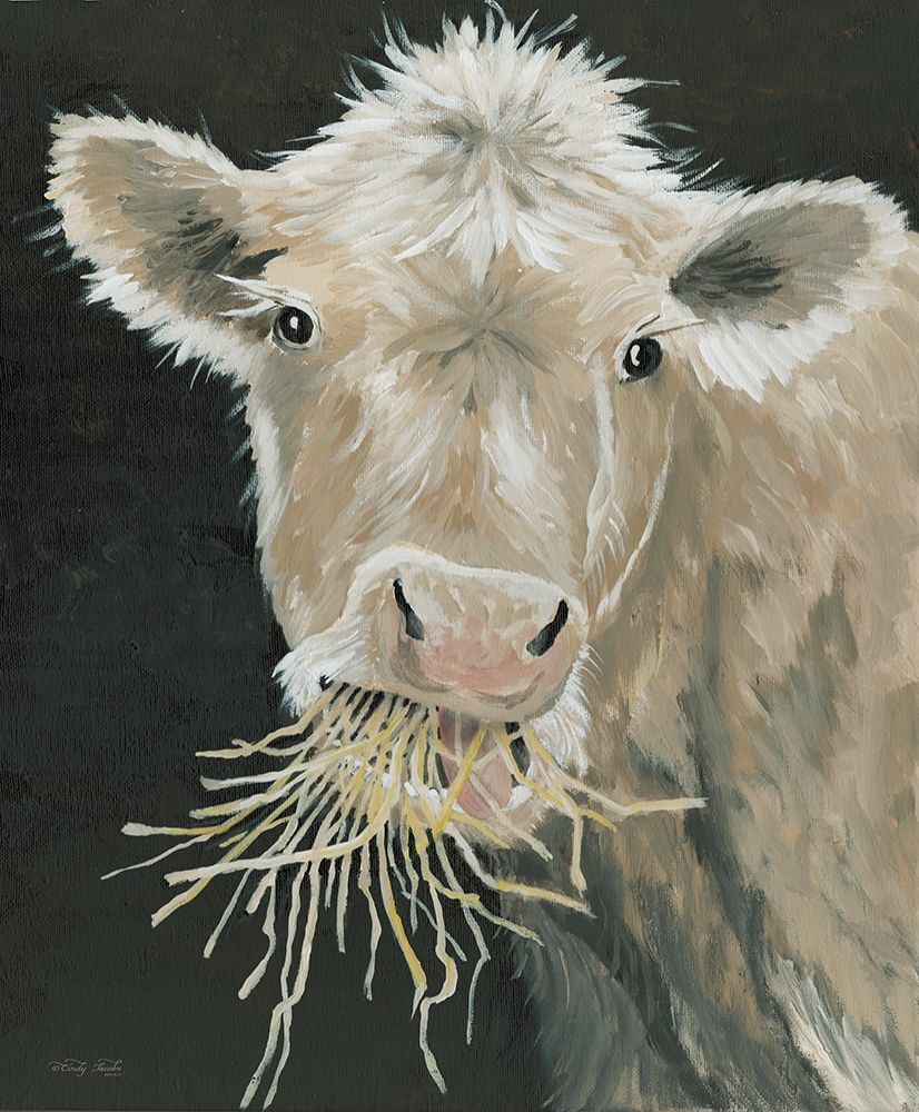 Hangry Cow art print by Cindy Jacobs for $57.95 CAD