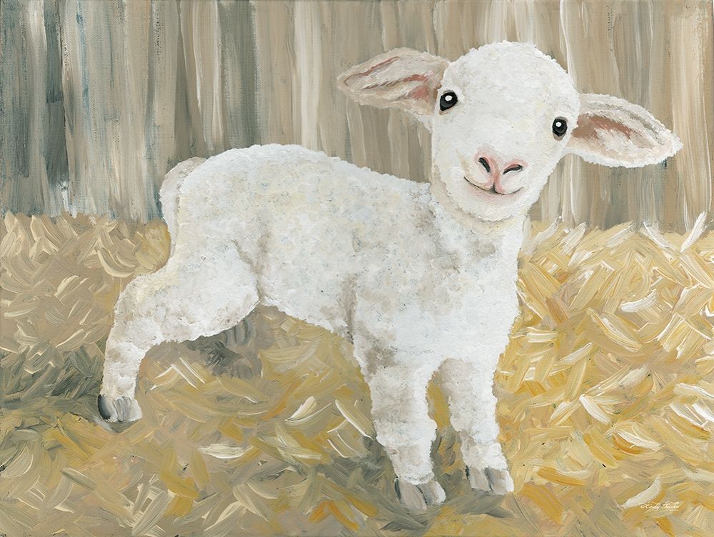 Titus the Tiny Lamb art print by Cindy Jacobs for $57.95 CAD