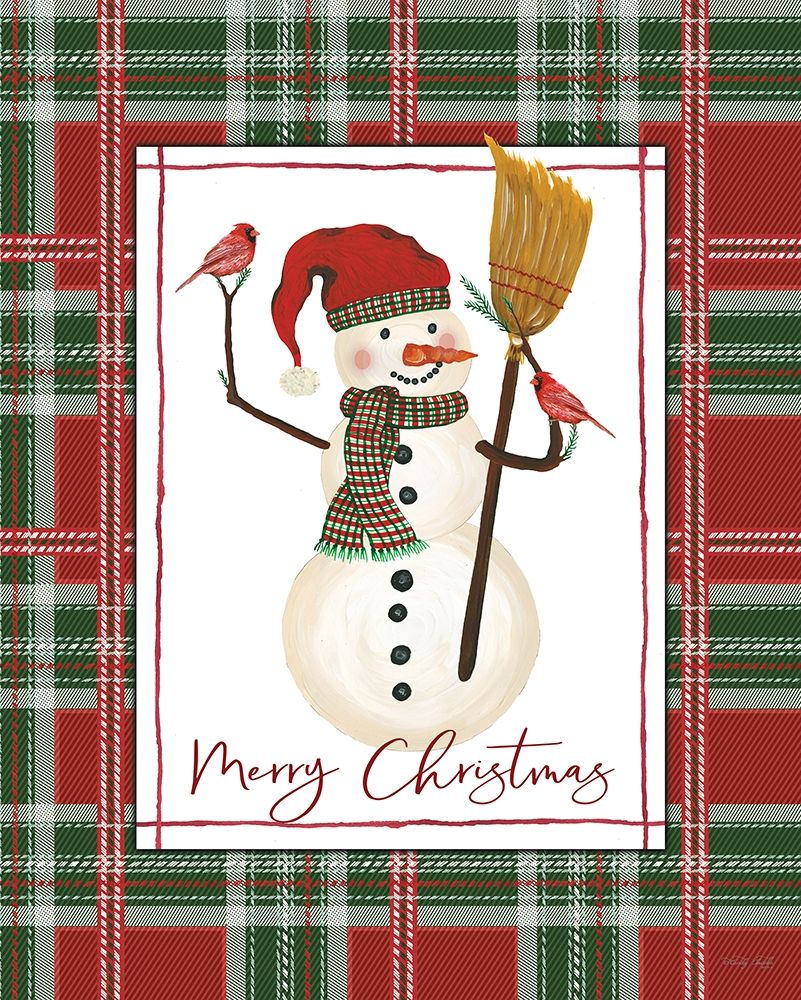 Merry Christmas Snowman art print by Cindy Jacobs for $57.95 CAD
