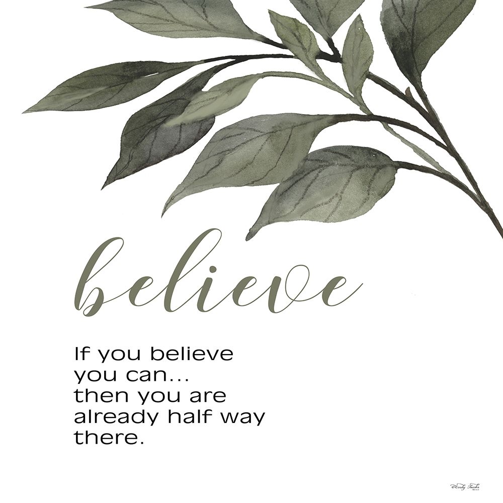 Believe art print by Cindy Jacobs for $57.95 CAD