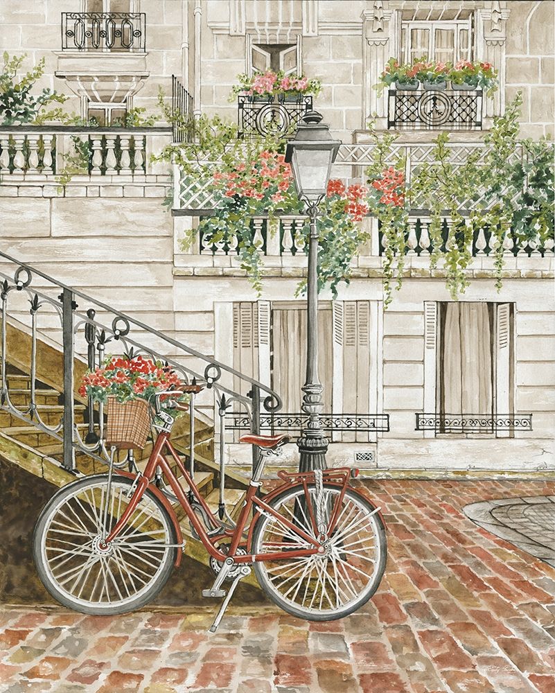 Cobblestone Charm  art print by Cindy Jacobs for $57.95 CAD