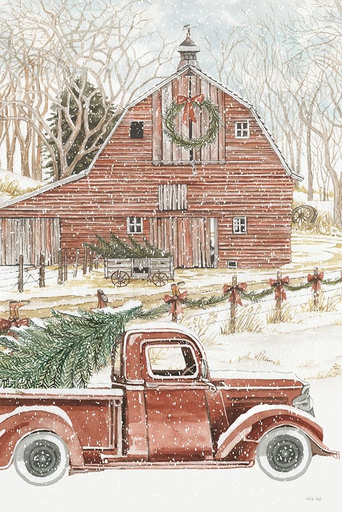 Christmas Trees for the Holidays art print by Cindy Jacobs for $57.95 CAD
