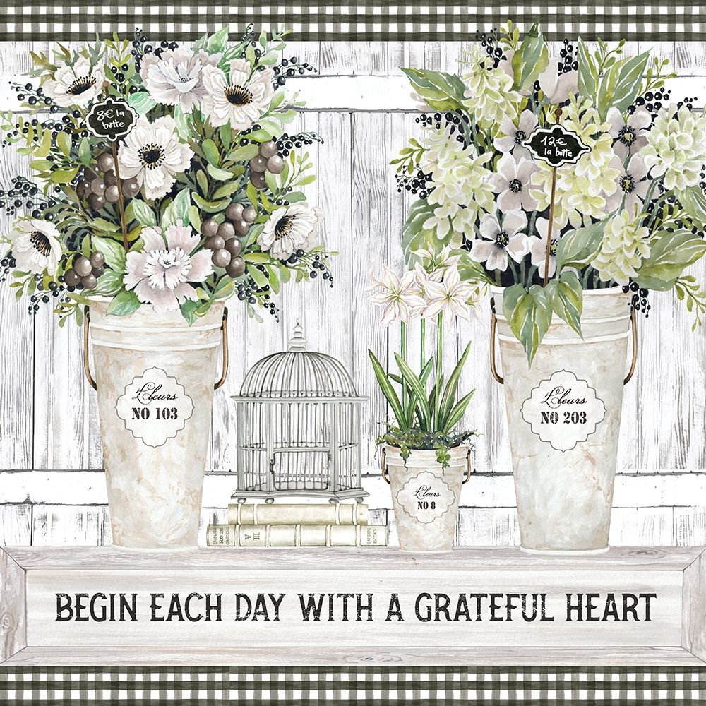 Begin Each day art print by Cindy Jacobs for $57.95 CAD