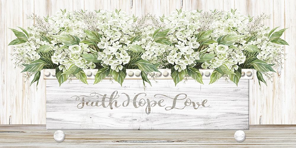 Faith Hope Love Wood Box art print by Cindy Jacobs for $57.95 CAD