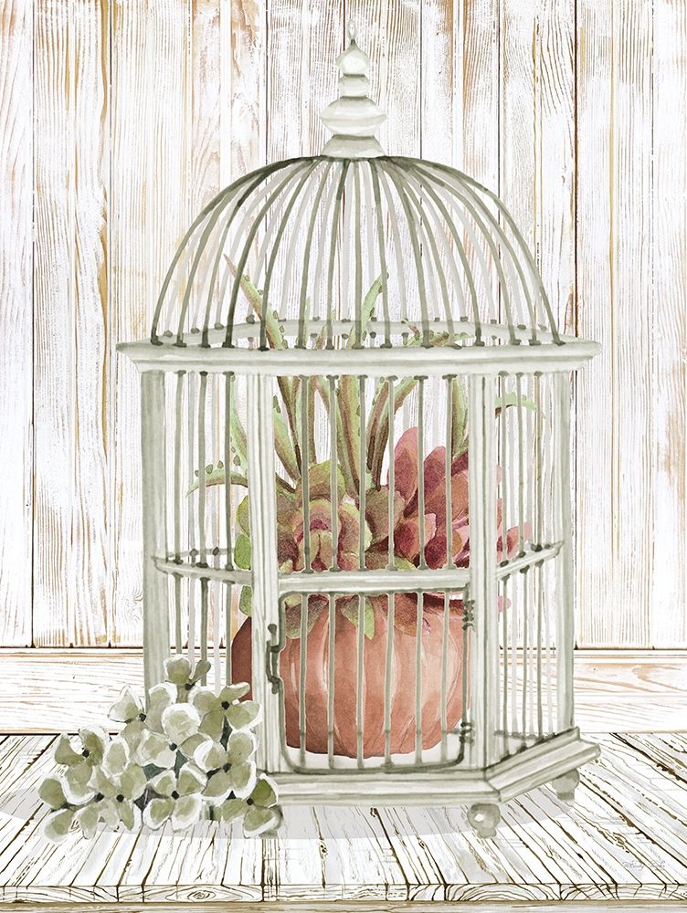 Caged Beauty II art print by Cindy Jacobs for $57.95 CAD