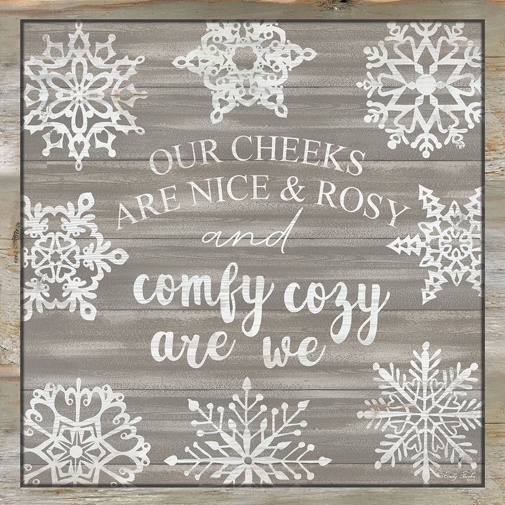 Comfy Cozy Snowflakes art print by Cindy Jacobs for $57.95 CAD