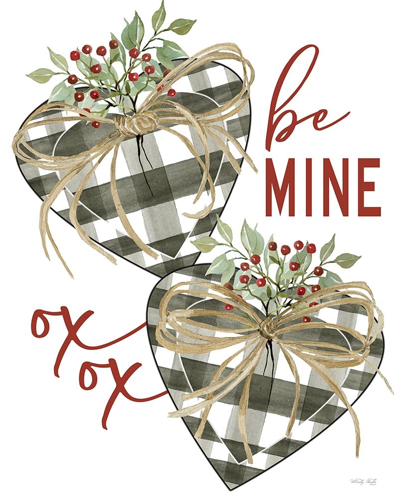 Be Mine Hearts art print by Cindy Jacobs for $57.95 CAD