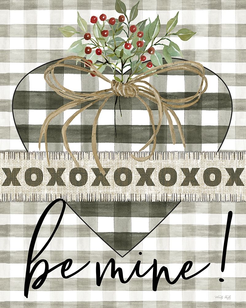 Be Mine Heart art print by Cindy Jacobs for $57.95 CAD