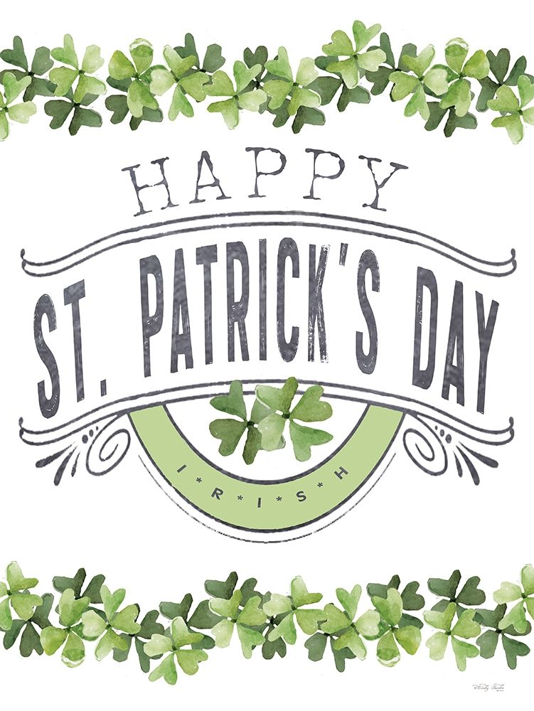 Happy St. Patricks Day art print by Cindy Jacobs for $57.95 CAD