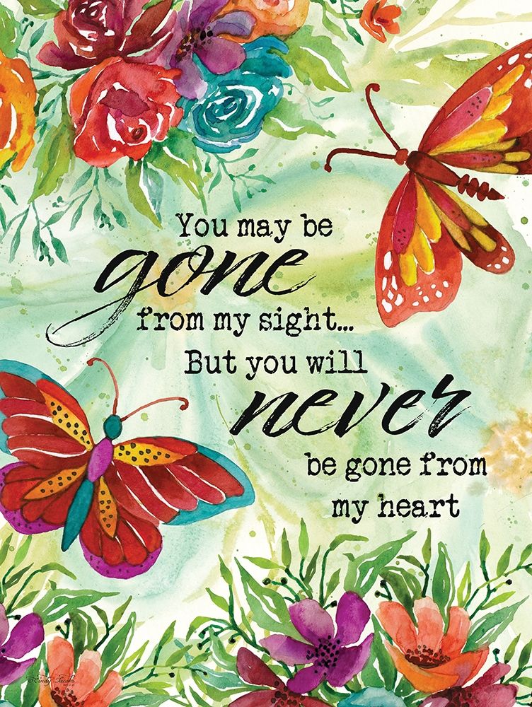 Never Gone from My Heart I  art print by Cindy Jacobs for $57.95 CAD