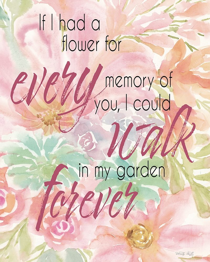 Every Memory of You art print by Cindy Jacobs for $57.95 CAD