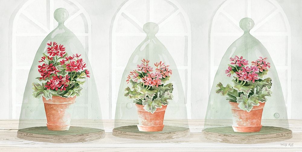 Garden Cloche Trio II art print by Cindy Jacobs for $57.95 CAD